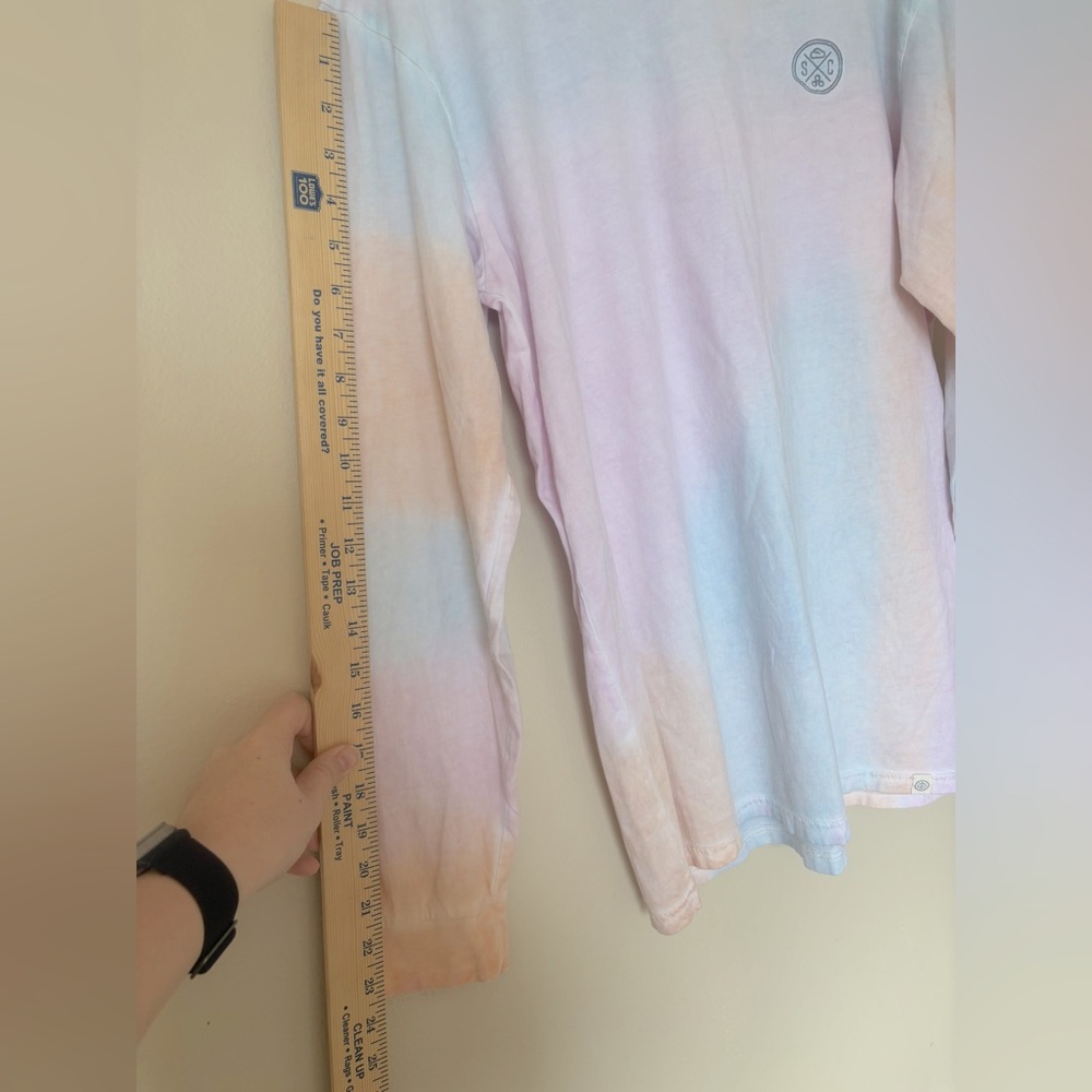 Sand Cloud Tie Dye Sherbet Organic Cotton Long Sleeve Tee T-Shirt Size Medium - Picture 12 of 12